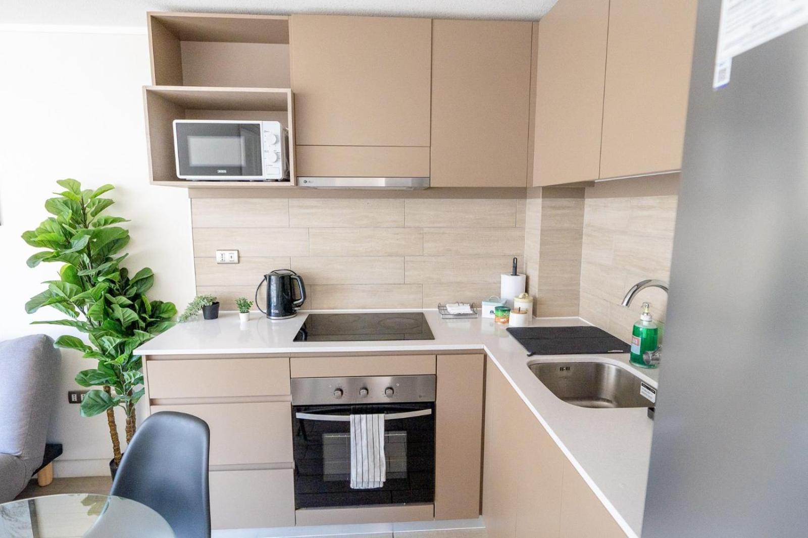 Departamento Y Moderno 600 Mbps Cowork Barbacue Apartamento Santiago