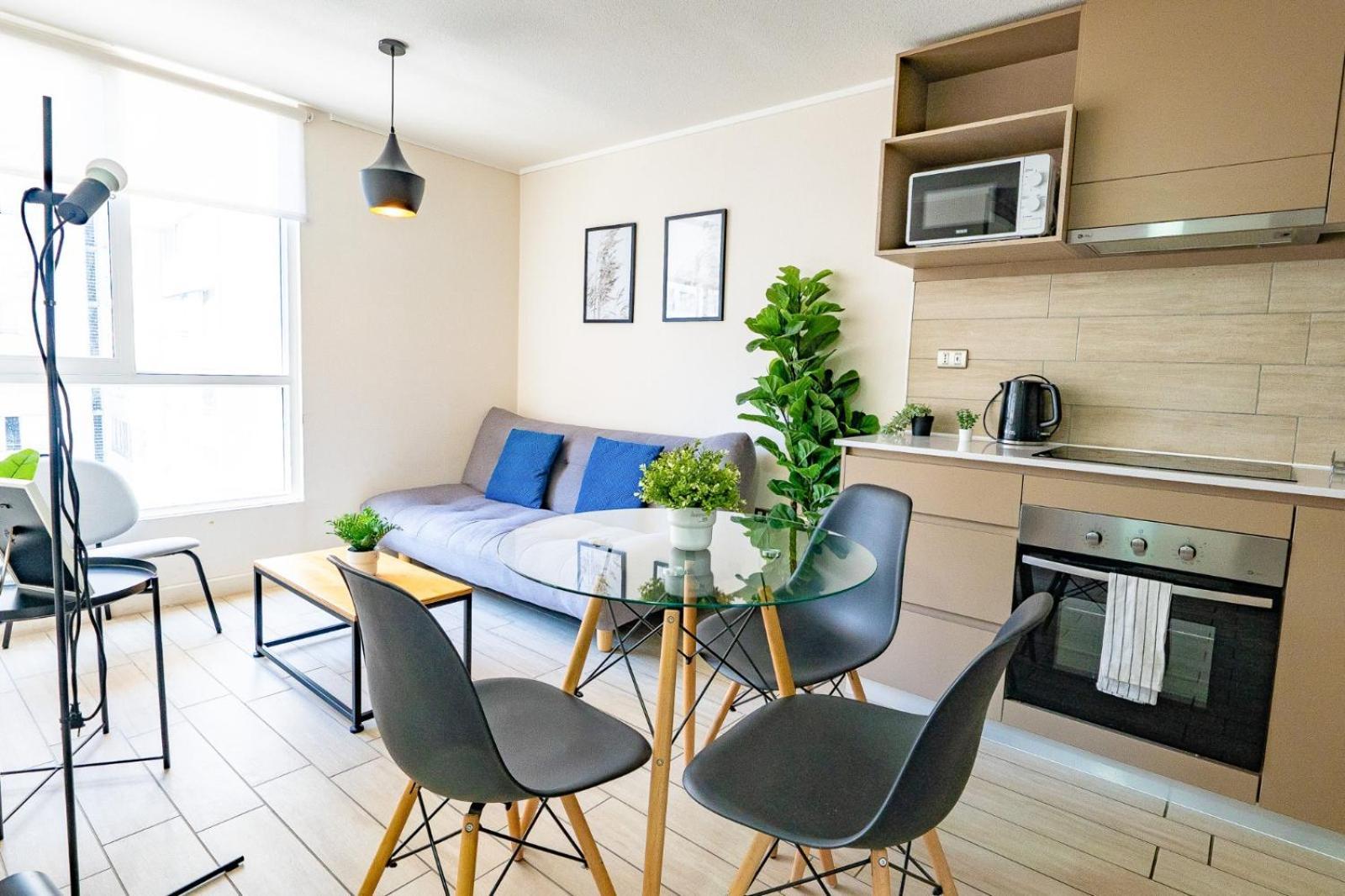 Departamento Y Moderno 600 Mbps Cowork Barbacue * Santiago