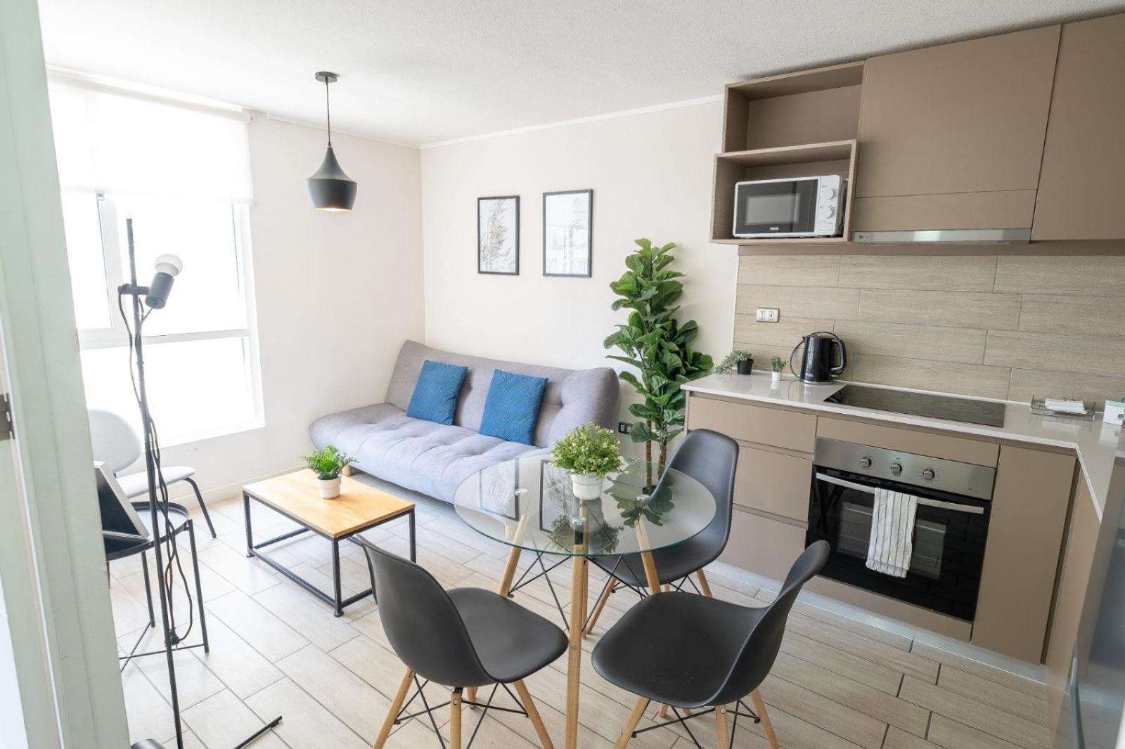 Departamento Y Moderno 600 Mbps Cowork Barbacue * Santiago
