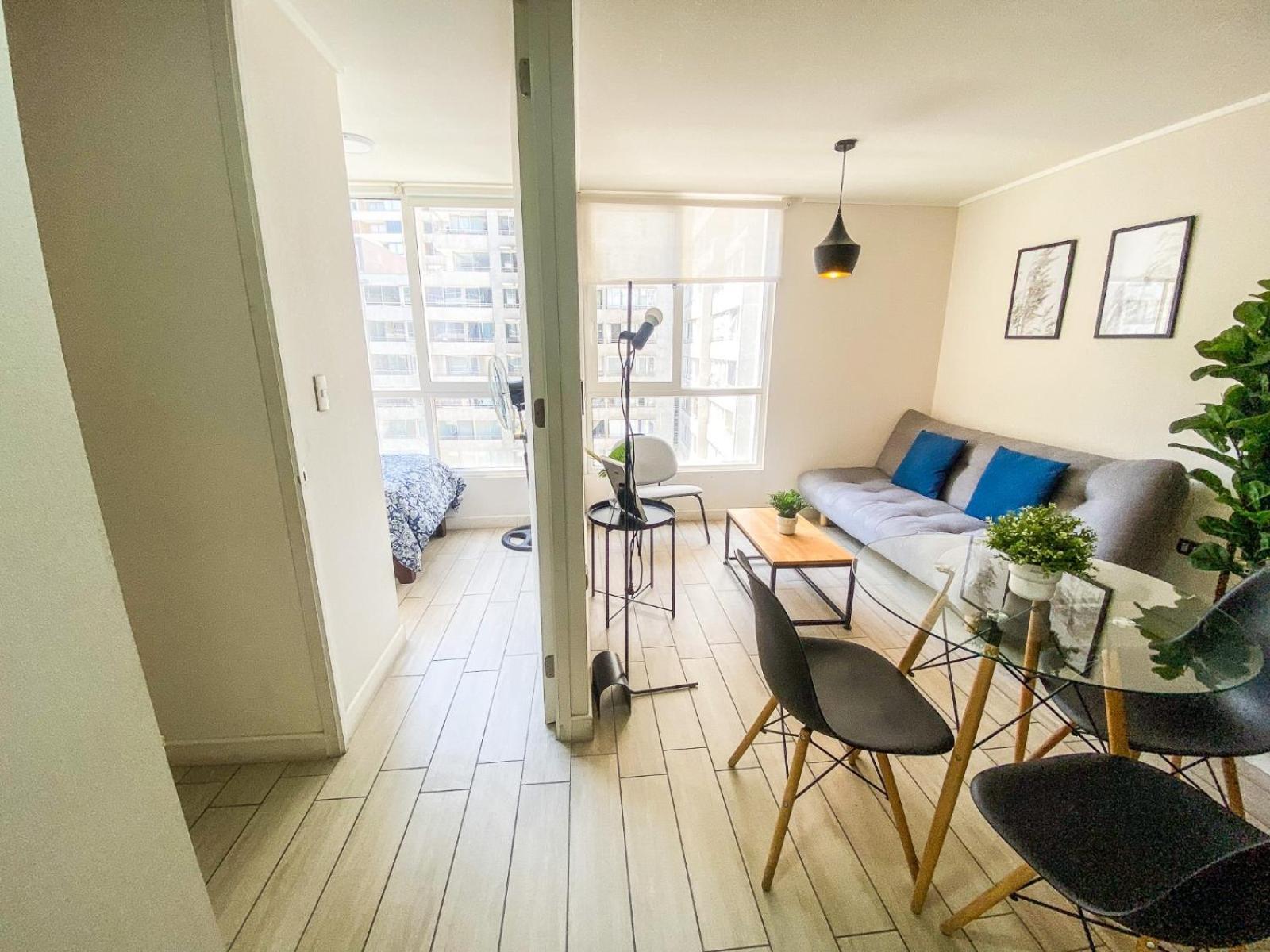 Departamento Y Moderno 600 Mbps Cowork Barbacue Apartamento Santiago