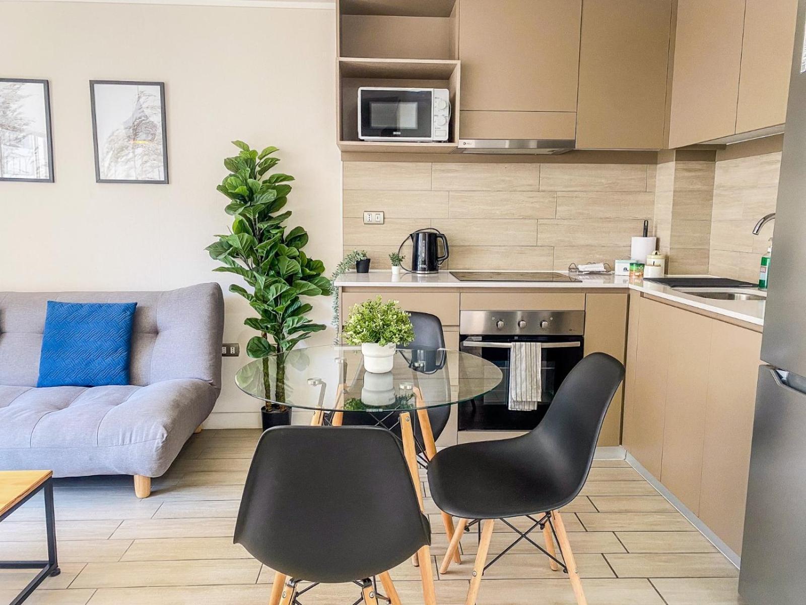 Departamento Y Moderno 600 Mbps Cowork Barbacue Santiago