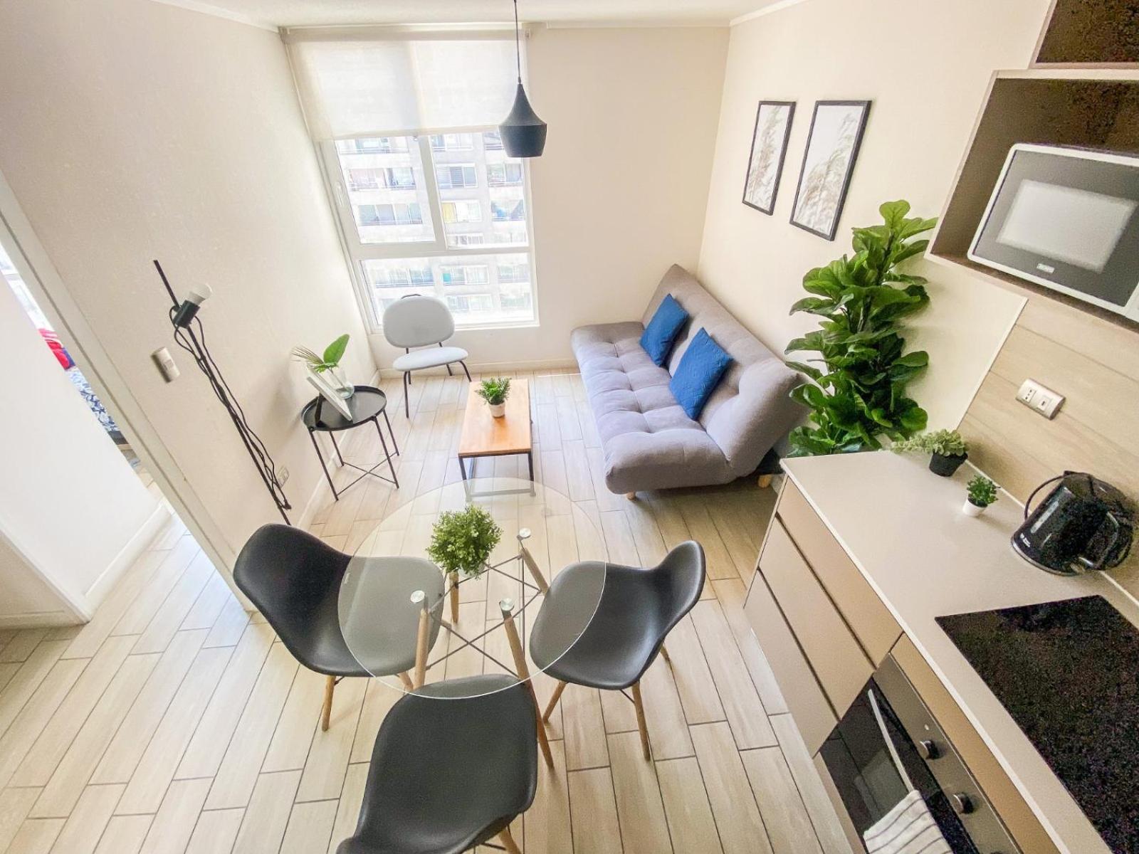 Apartamento Departamento Y Moderno 600 Mbps Cowork Barbacue Santiago